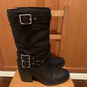 Jessica Simpson moto boots